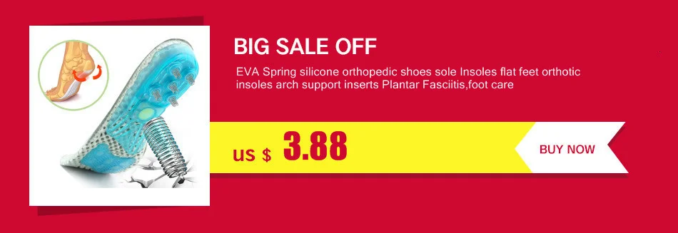 EiD Silicon Gel Einlegesohlen für füße Plantarfasziitis Fersensporn Laufende Sport Einlegesohlen Dämpfung Pads arch orthopädische einlegesohle – Detail 35