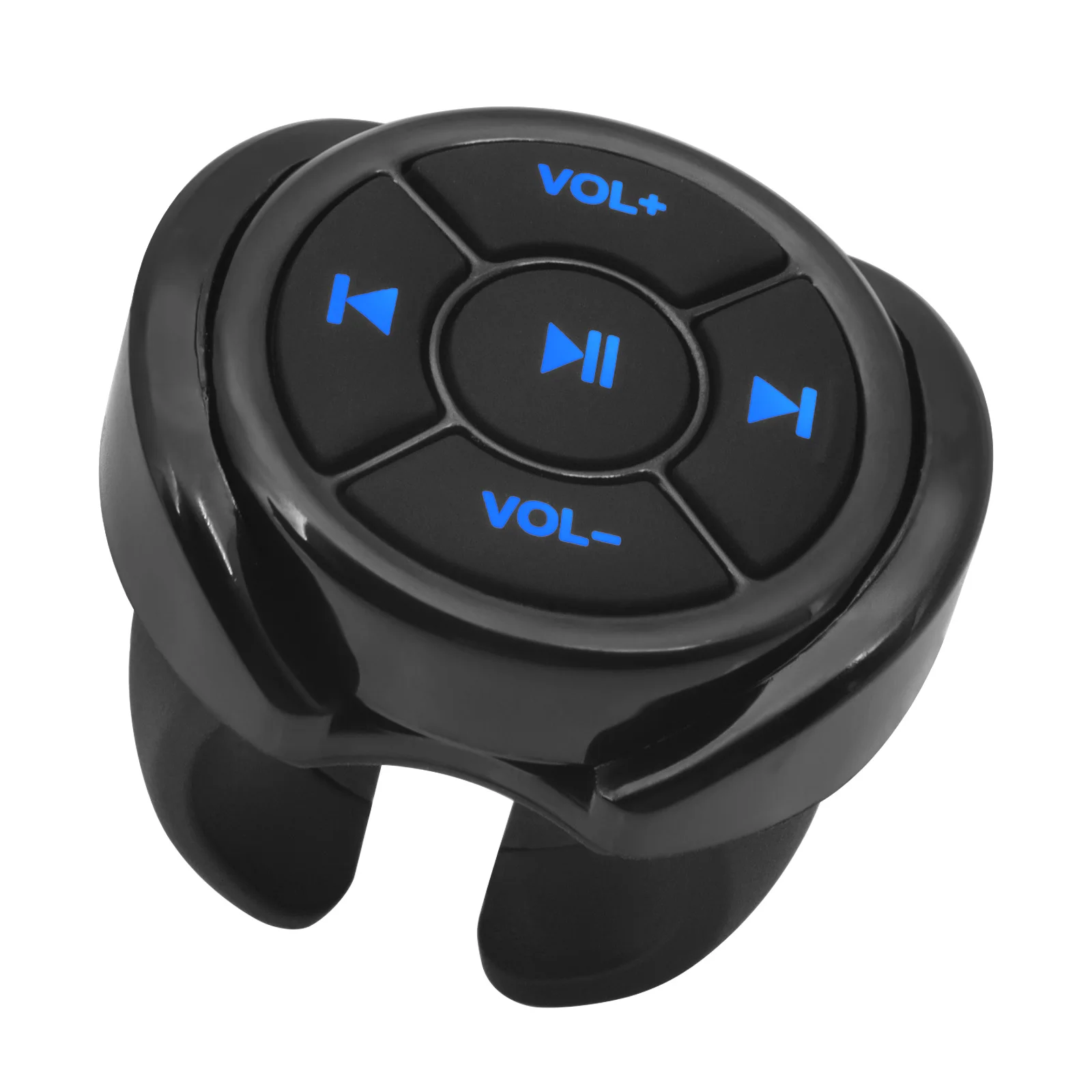 Télécommande sans fil pour voiture, moto, vélo, volant, compatible Bluetooth, bouton multimédia, 5 prédire, lecteur de musique DVD