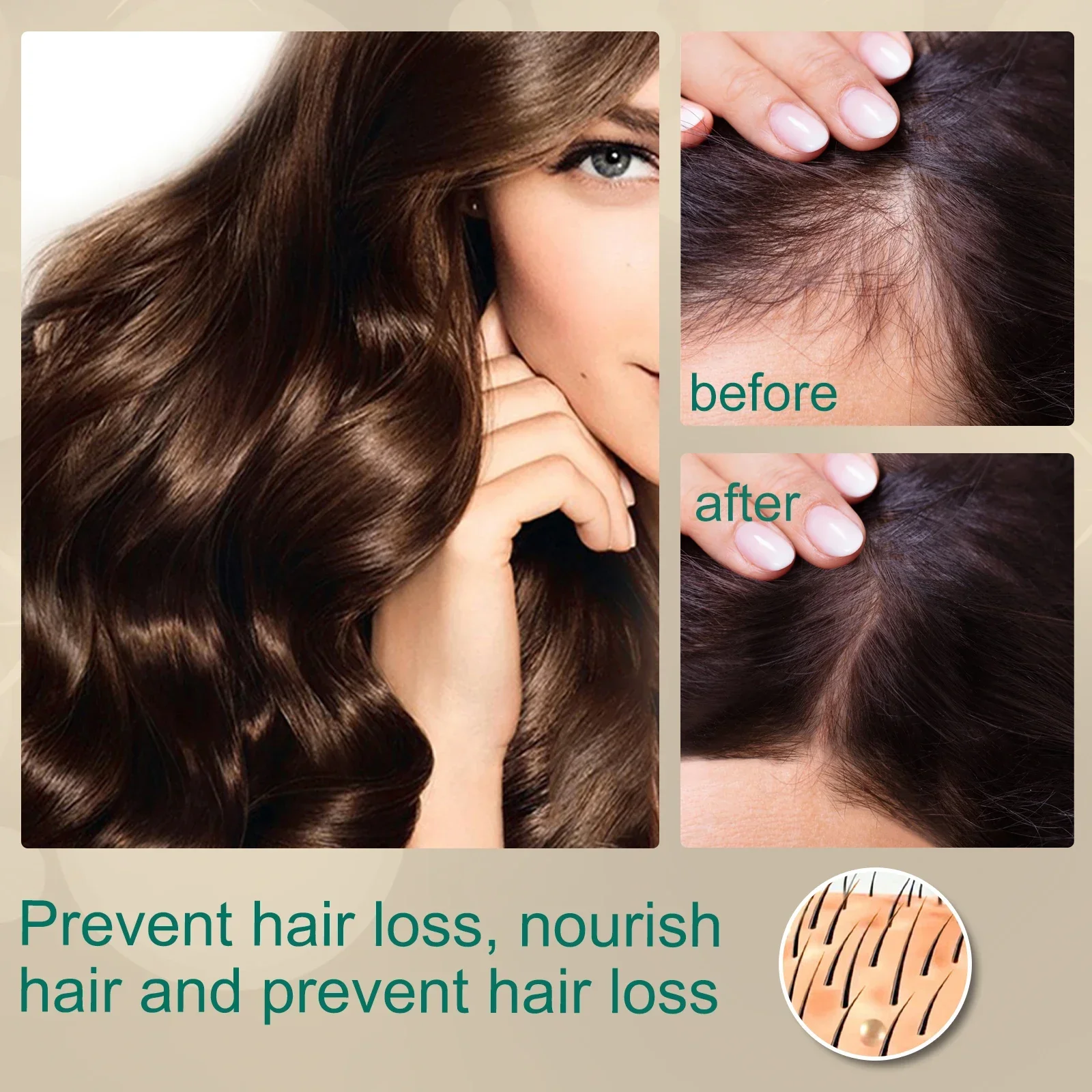 Ginger Dense Hair Cream Promote Hair Growth Relieve Loss Scalp Massage Stimulate Follicle ginger hair cream