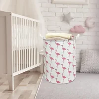 1pc Dirty Clothes Basket Laundry Basket Portable for Toy Clothing Storage Bucket Waterproof Laundry Organizer 5