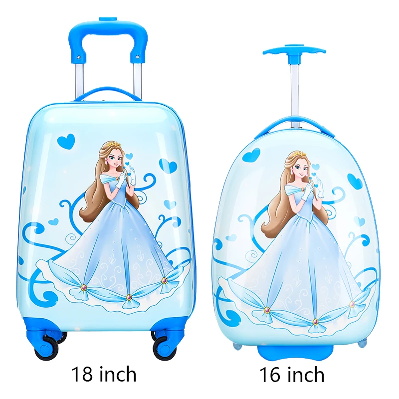 Children's Hardside Luggage Cartoon Suitcase Boy Cabin Rolling Luggage Student travel trolley luggage for kids Wheeled Bag spinner luggage