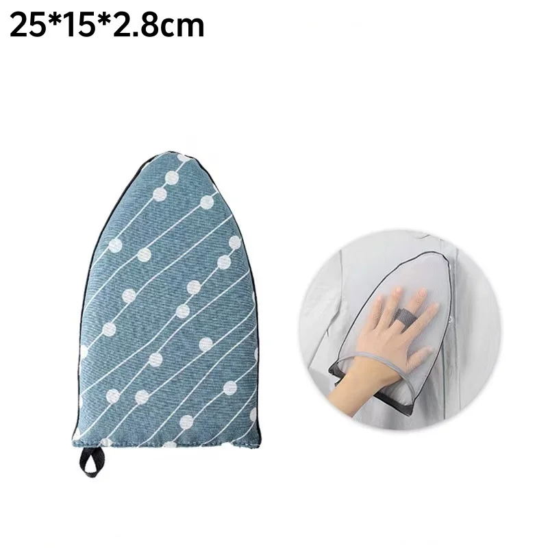Durable Anti-Scald Ironing Board Cover Set with Washable Mesh Gloves and Hanging Steamer Protector