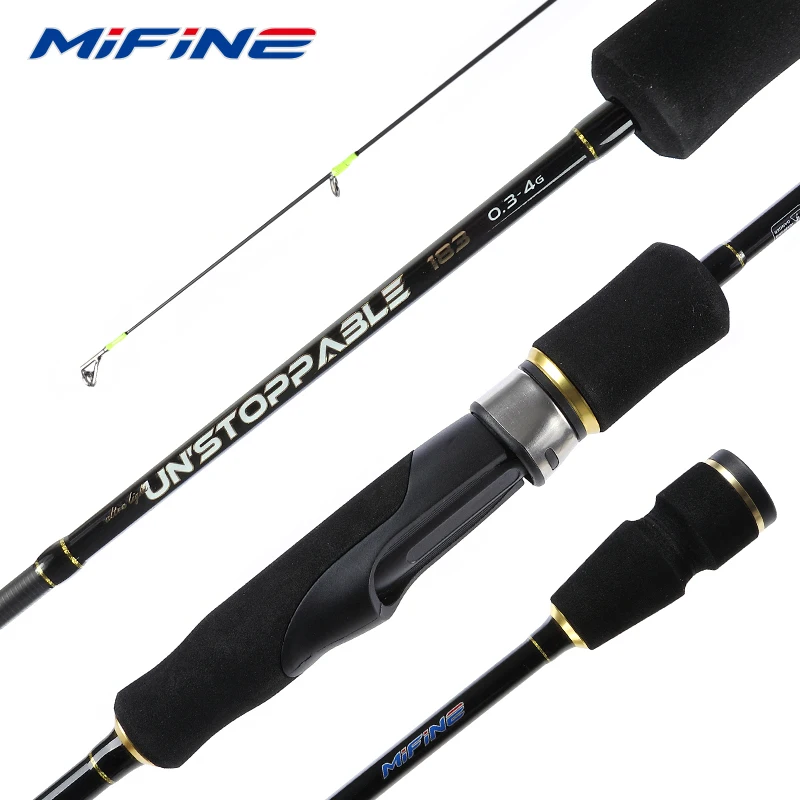 MIFINE UNSTOPPABLE SPIN 30T Carbon Spinning Ultra-light Fishing Rod Lure  Weights 0.3-4g/0.6-6g/0.7-8g UL Power 1.83M/1.98M/2.13M