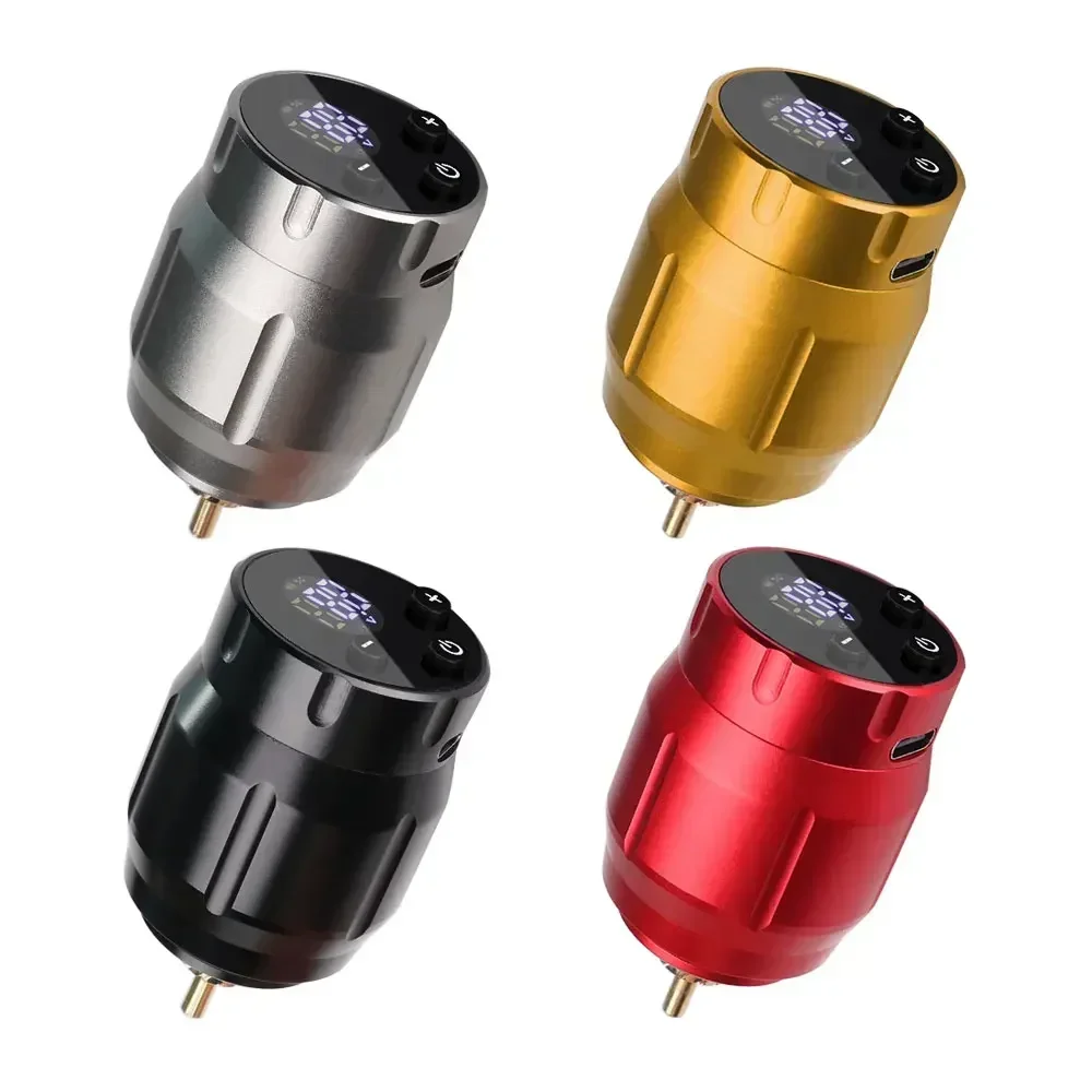 RCA/DC Jack Digital Tattoo Power Supply For Rotary Tattoo Pen LED Wireless Machine Battery Supplies Long Lasting tattoo power supply tattoo battery pack