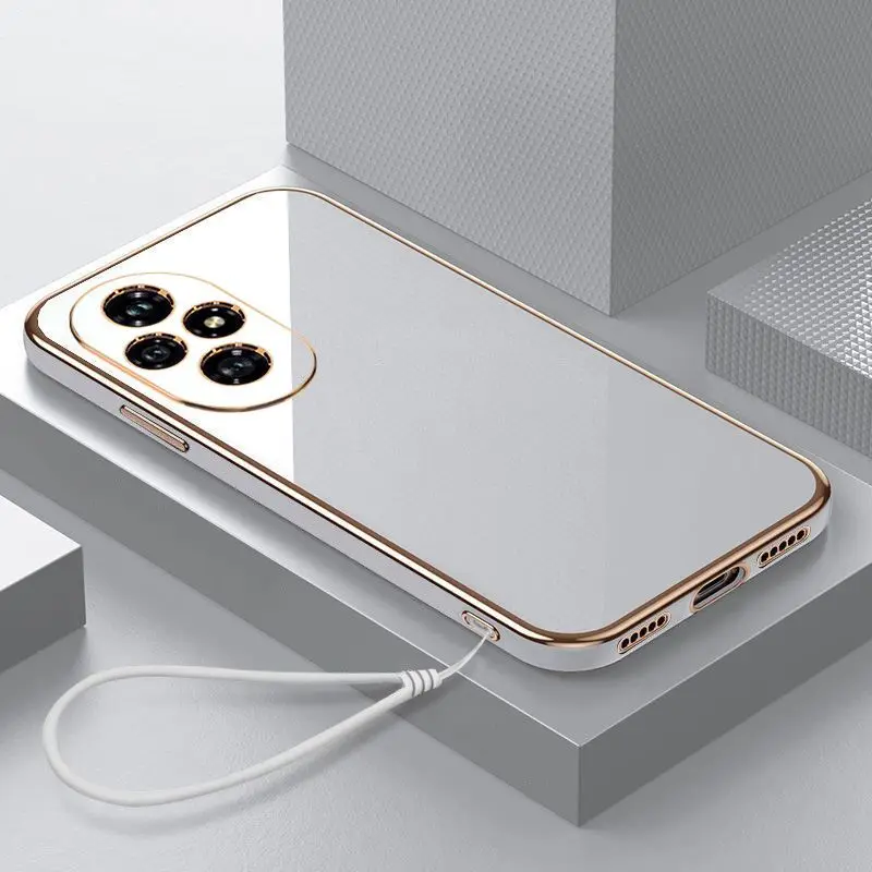 Für Honor 200 Pro Fall Honor 200 lite Telefon Fall Honor 200 Fall Luxus Quadratische Beschichtung Stoßfest Weiche Silikon Zurück Abdeckung Fundas – Detail 5