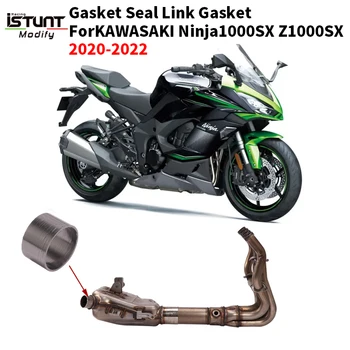Slip for Kawasaki Ninja1000Sx Z1000Sx 1000 2020 2021 2022 Motorcycle Original Exhaust Pipe Connecting gasket To Muffler Silencer