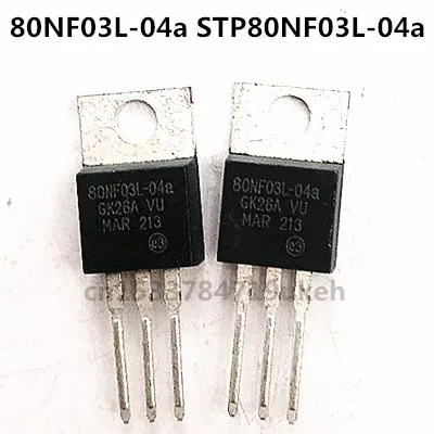 

Оригинал 5 шт./80NF03L-04a STP80NF03L-04a TO-220 30V 80A