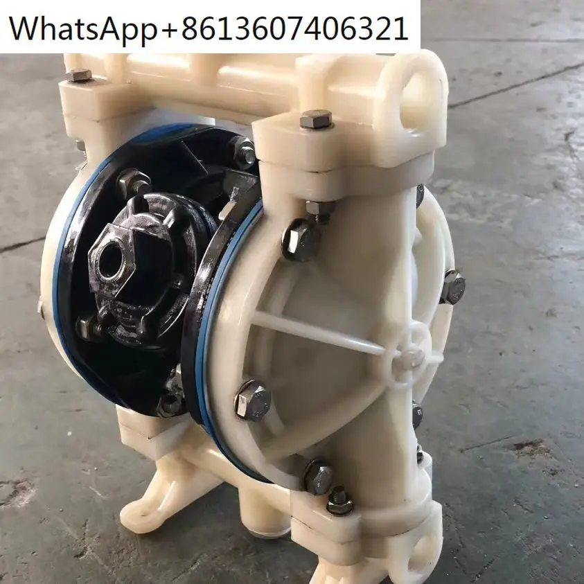 

Self-Priming Chemical Pump Plastic Pneumatic Air Operated Double Diaphragm Pump 19LPM 1/2" QBk15