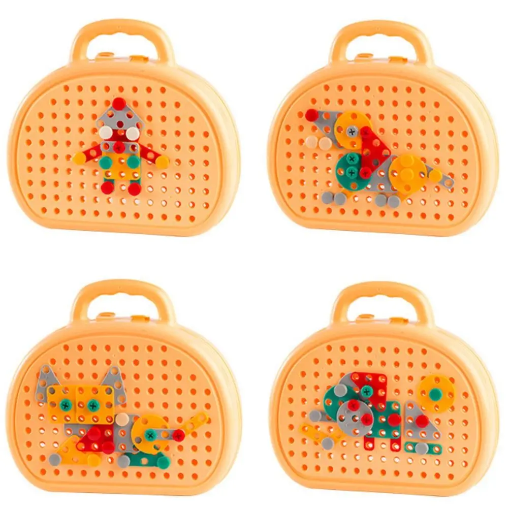 203 Pieces Baby Puzzle Assembling Toys Hands-On Creative Mosaic Puzzle Children Repair Kit STEM Interactive DIY Learning Toys