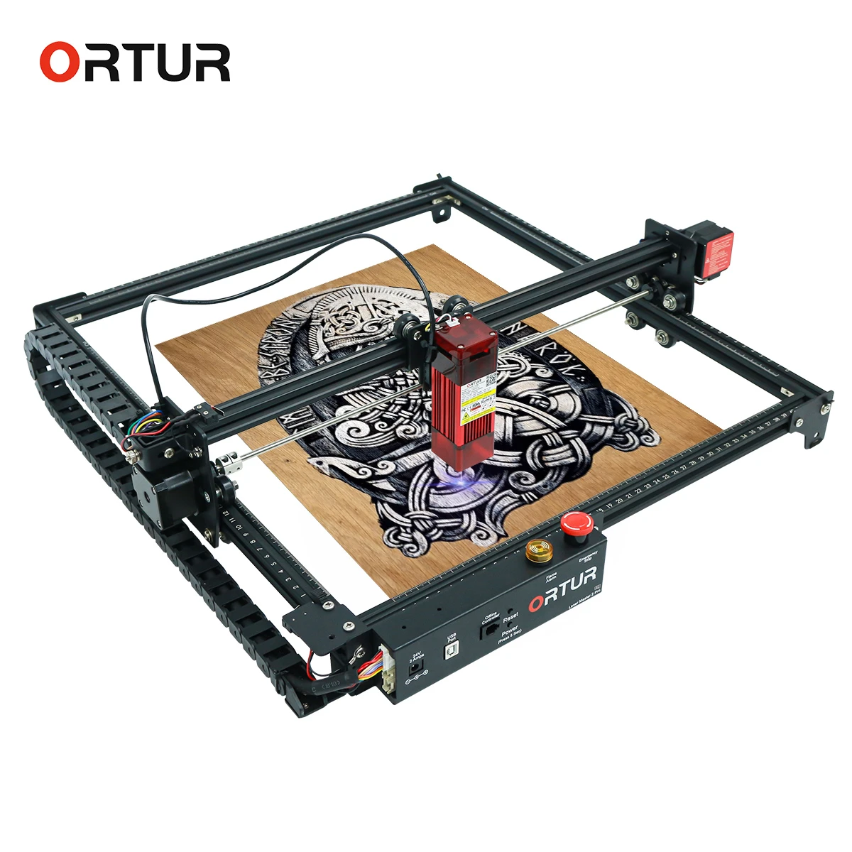 ORTUR placa base láser Master 2 Pro S2 Compresed Spot CNC de 32 bits