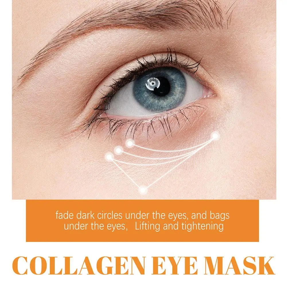 Collagen Water-Soluble Anti Aging Facial Eye Mask Wrinkles Remover Face Lifting