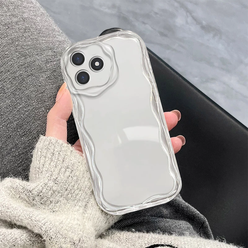 Clear TPU Wave Soft Case Cover