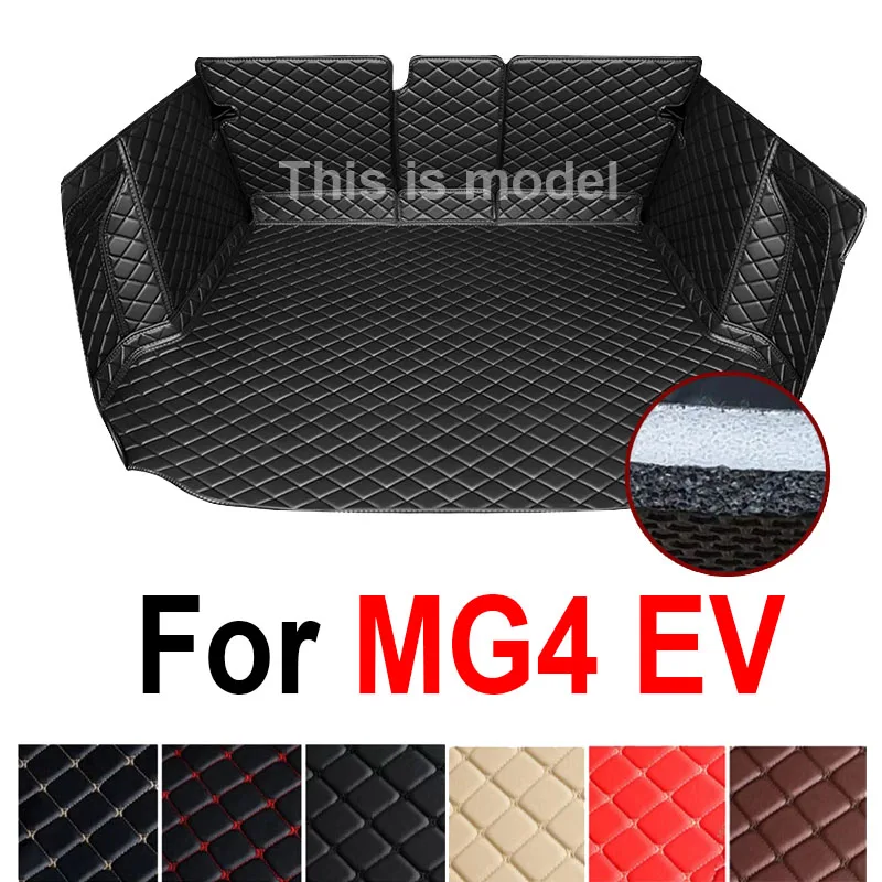 

Коврики для багажника автомобиля, водонепроницаемые защитные коврики для электрических хэтчбеков MG4 EV MG 4 EV EH32 2022 ~ 2023