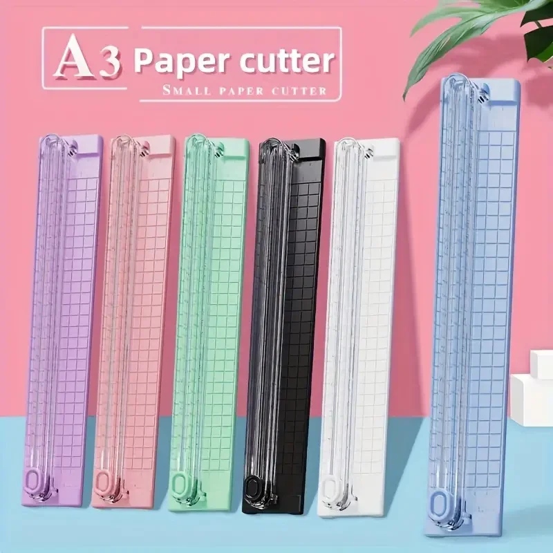 Paper Cutter 1PC Portable A3/A4 Manual Cutting Tool for School Home Office