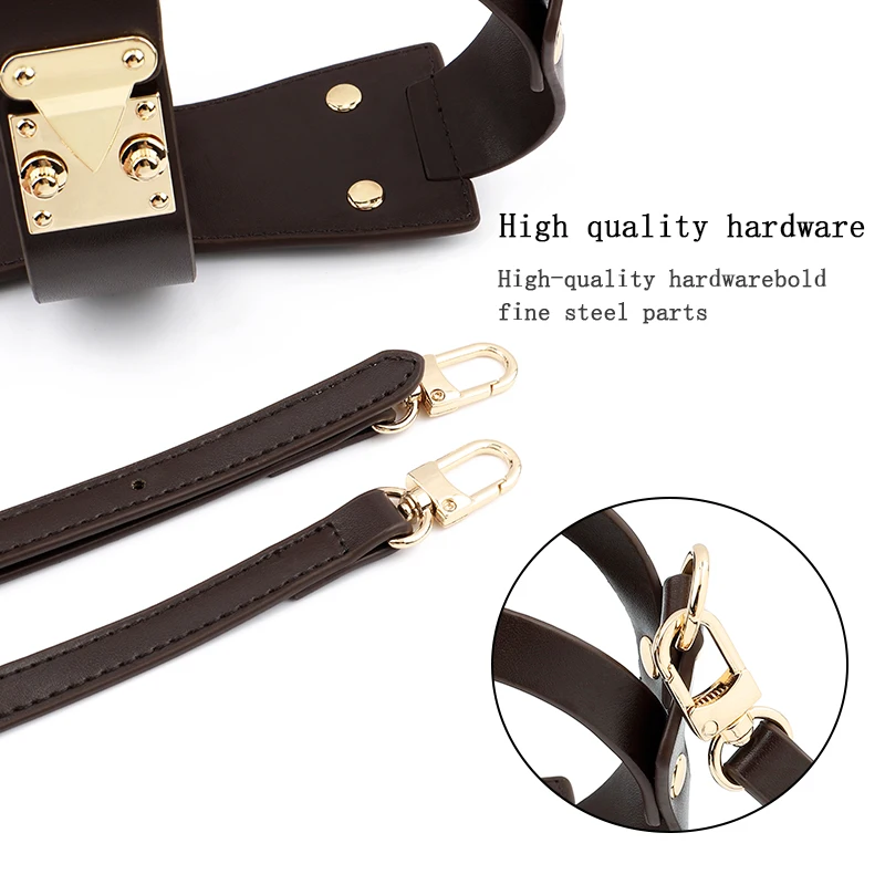 For Luxury Handbag Bag Leather Tote Bags Woven Shoulder Crossbody Bag Bottom High Quality Protect DIY Knitting Bag Accessories