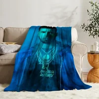 Fluffy Blankets Anuel AA Bed Sofa Camp Nap Bedspread Soft Blankets Fleece Home Textile Birthday Gift Blanket Bedroom Decor 1