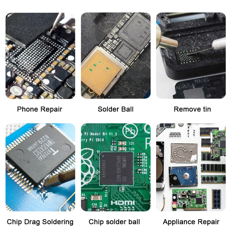 Paste 100% Original AMTECH NC-559-ASM BGA PCB No-Clean Solder Paste Welding Advanced Oil Flux Grease 10cc Soldering Repair Paste