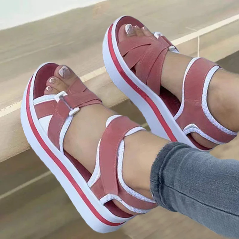 Summer Women Sandals Open Toe Soft Wedge Footwear Female Women's Orthopedic Sandal