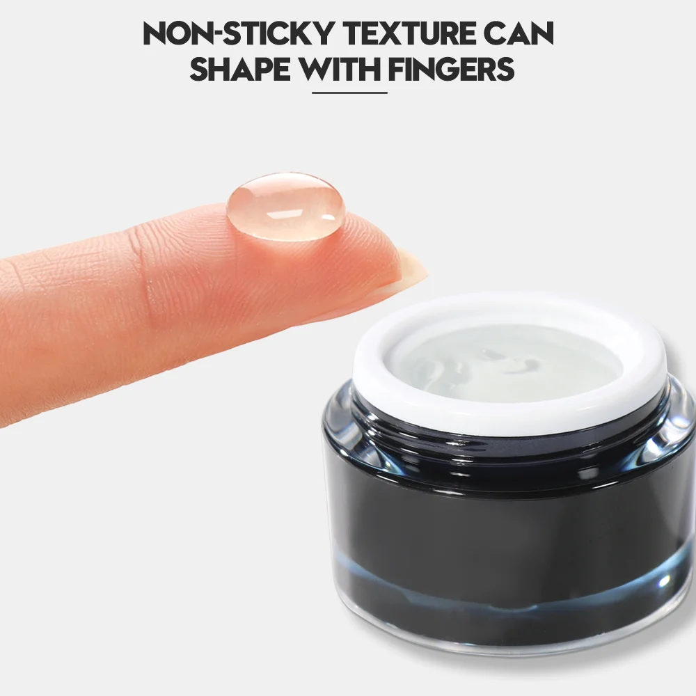 Beautilux Solid Tip Gel False Fake Nail Soak Off  Jelly Gummy Base Gel Glue For American Pose Capsule Tips Adehesive