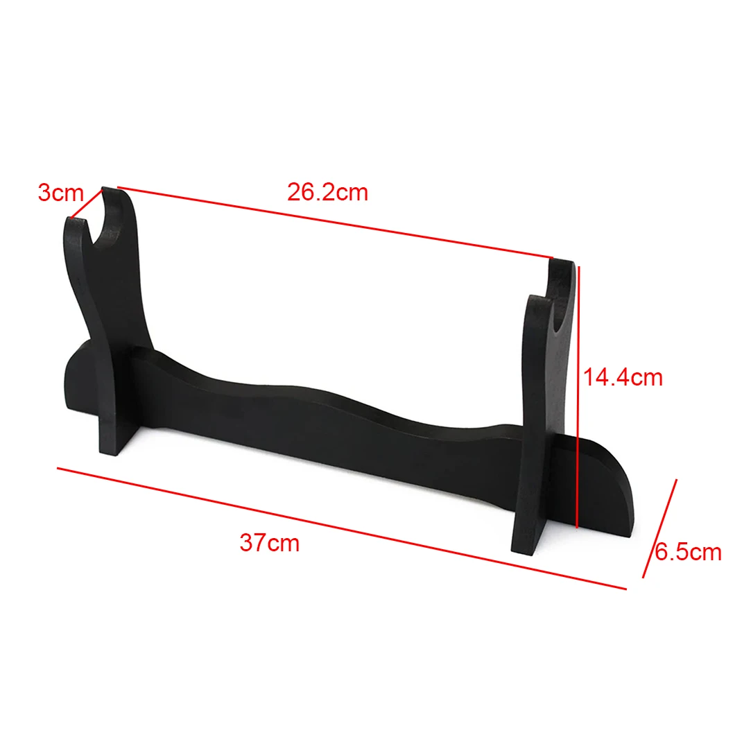 Wooden Sword Stand Display Holder 1/2 Tier sword display rack knife display stand