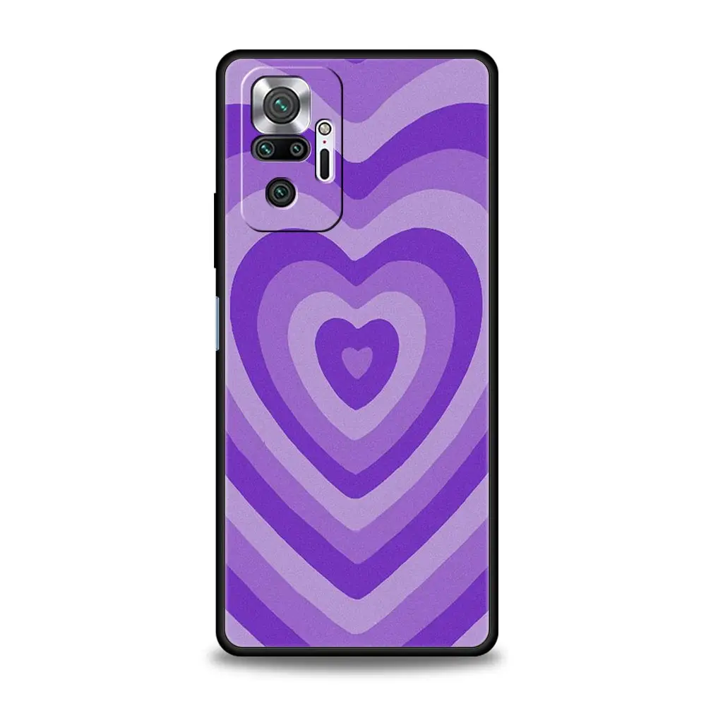 Infinity On Purple - Stylish Black Phone Case Cover