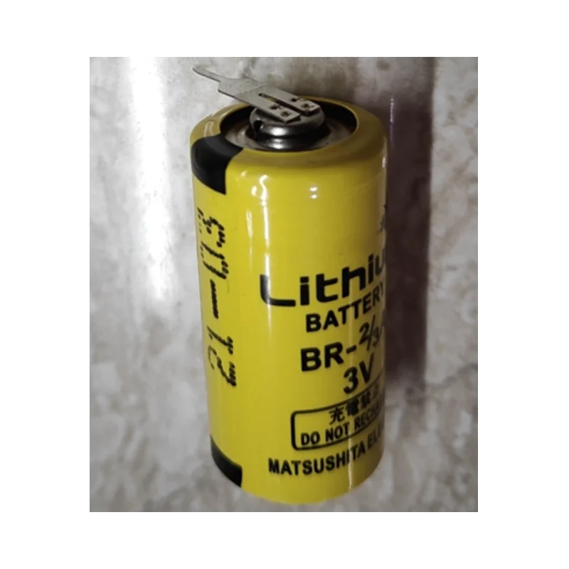 

10PCS Original New BR-2/3A 3V PLC Lithium Battery With Two Pins (With LOGO)