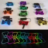 light up Men's hat and tie Led luminous Funny hat glowing Top Hat for Fluorescent club dance show props performances costumes 6