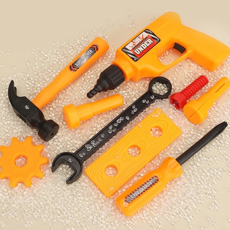 Simulation Maintenance Tool Electric Drill Repair Box Parent-Child Interaction Children's Electric Toys Birthday Gift Set