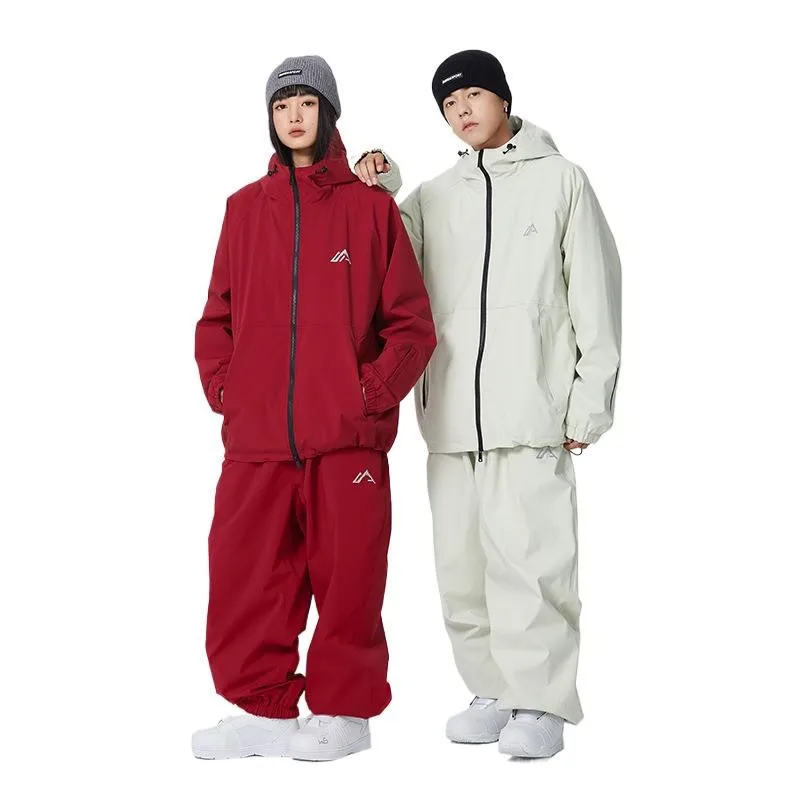 Ski Wear Snowboarding Patchwork Snow Suit -Unisex