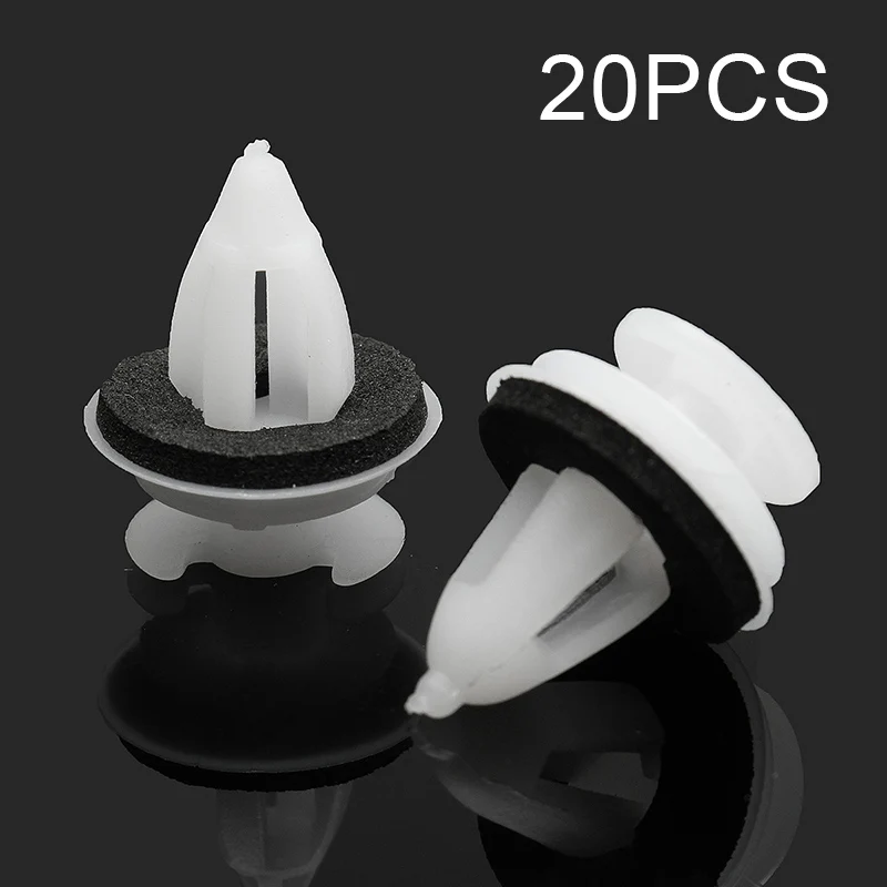 

7.5-8mm For BMW BE36 E38 E39 E46 X5 M3 Plastic White Parts Interior Door Retainer Mouldings Trim Panel Durable Practical Car