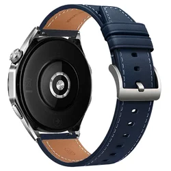 Elegant Leather Watch Strap, Quick Release - Multiple Sizes Available - 1pcs 22mm Watchband (Style1 Blue)