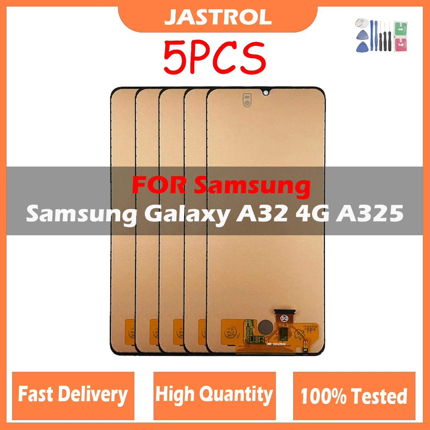 

5 шт./партия, ЖК-дисплей для Samsung Galaxy A32 4G