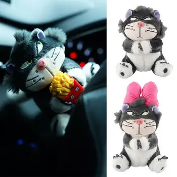 car Cute Plush Kitten Auto Interior Wiper Turn Signal Switch Decoration Car Accessories Personalized Fashion Clutch Sleeve tools 1