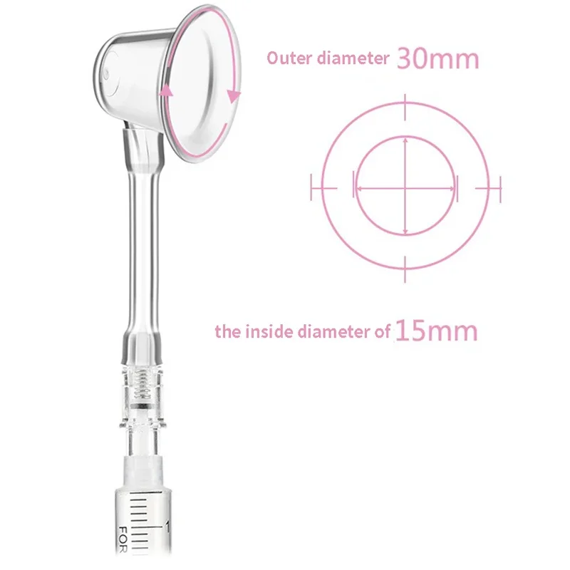 1Set Nipple Aspirator  Feeding Sucking Puller Shaper For Flat Inverted Nipples Treatment Redress Correction Niplette Attractor