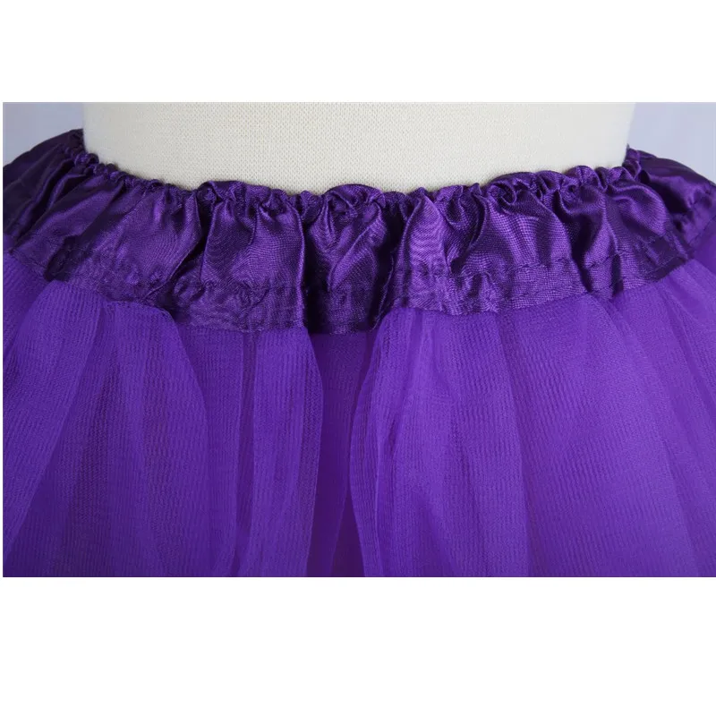 Girl Elastic Ballet Dancewear Tutus Mini Skirt For Birthday Party Dance 3 Layer Tulle Tutu Skirt for Kids Princess 2-8Y Girls 6