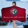 Alfa R-Romeo Logo Big Microfiber Beach Towels Quick Dry Towel Sand Beach Towels Pool Towel for Travel Swim Pool Yoga 3