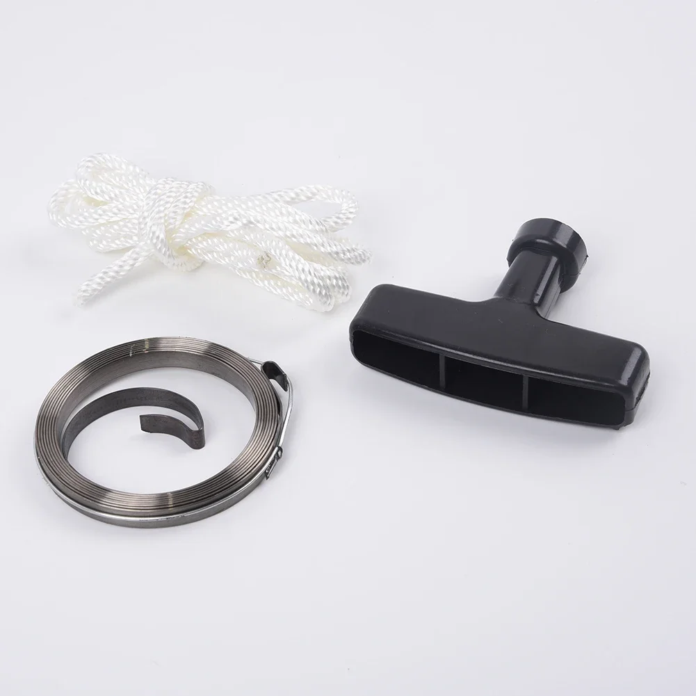 Replacement Recoil Starter Spring Kit Handle Grip Rope For Honda