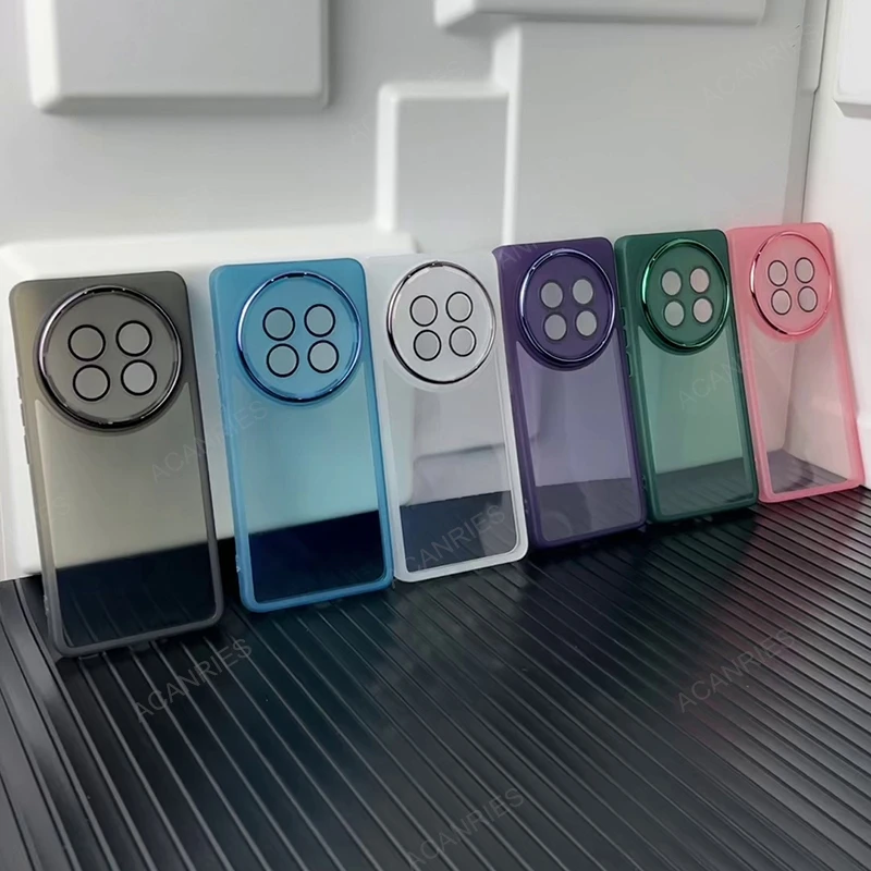 Solid Color Silicone Soft Case with Camera Protection