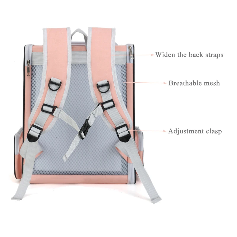 3 PCs Pet Cat Carrier Bag Outdoor Travel Backpack for Cats Breathable Cat Carrying Bag Suitable for Cats Within 6kg/13.2lb
