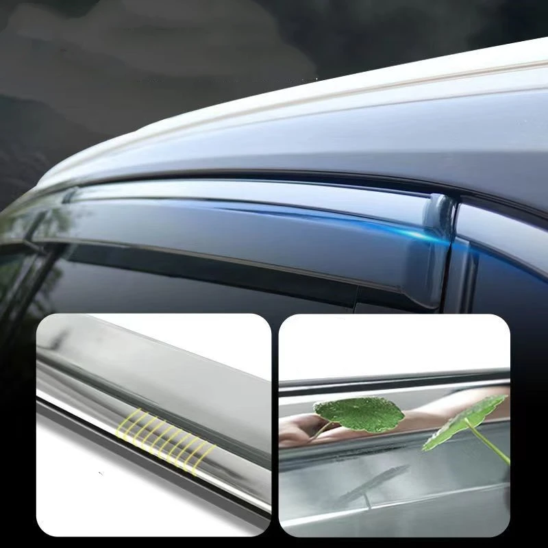 Side Window Visors Wind Deflectors Rain Guard For MG ZS HS Vent Visor Sun  Shades With Black Trim Rain Guards 4 pcs - AliExpress