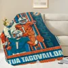 Fashion design M-Miami D-Dolphins comfort warm soft plush blanket for sofa living room office bedroom travel Flannel gift 4