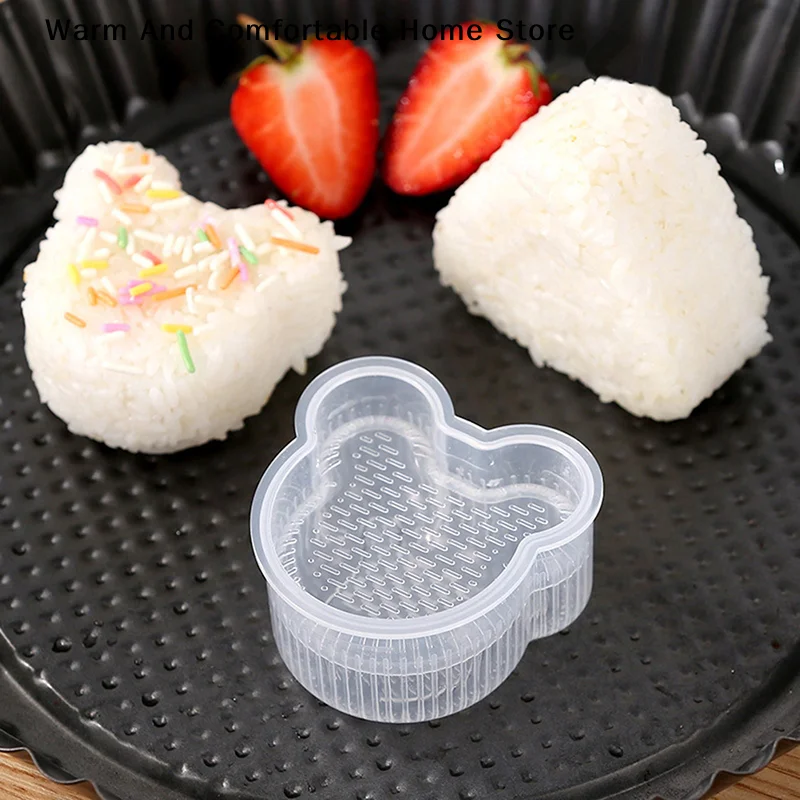 삼각형 초밥 틀 양파 김밥 푸드 프레스 일본식 도시락 주방 도구 세트 오니기리 메이커 프레임 키트 도구 가젯 식기