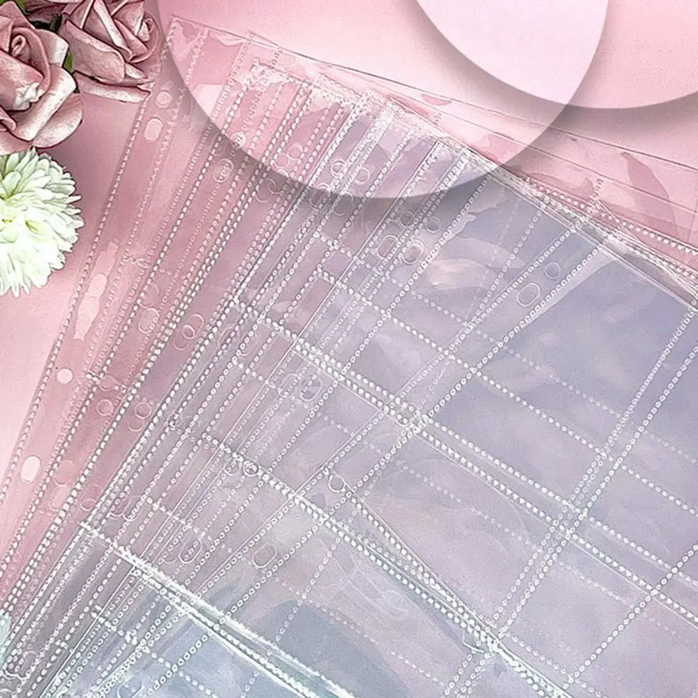 Multiple Pockets A4 Kpop Photocard Binder PP DIY Card Stamp Die Jewelry Storage Transparent Photocard Holder