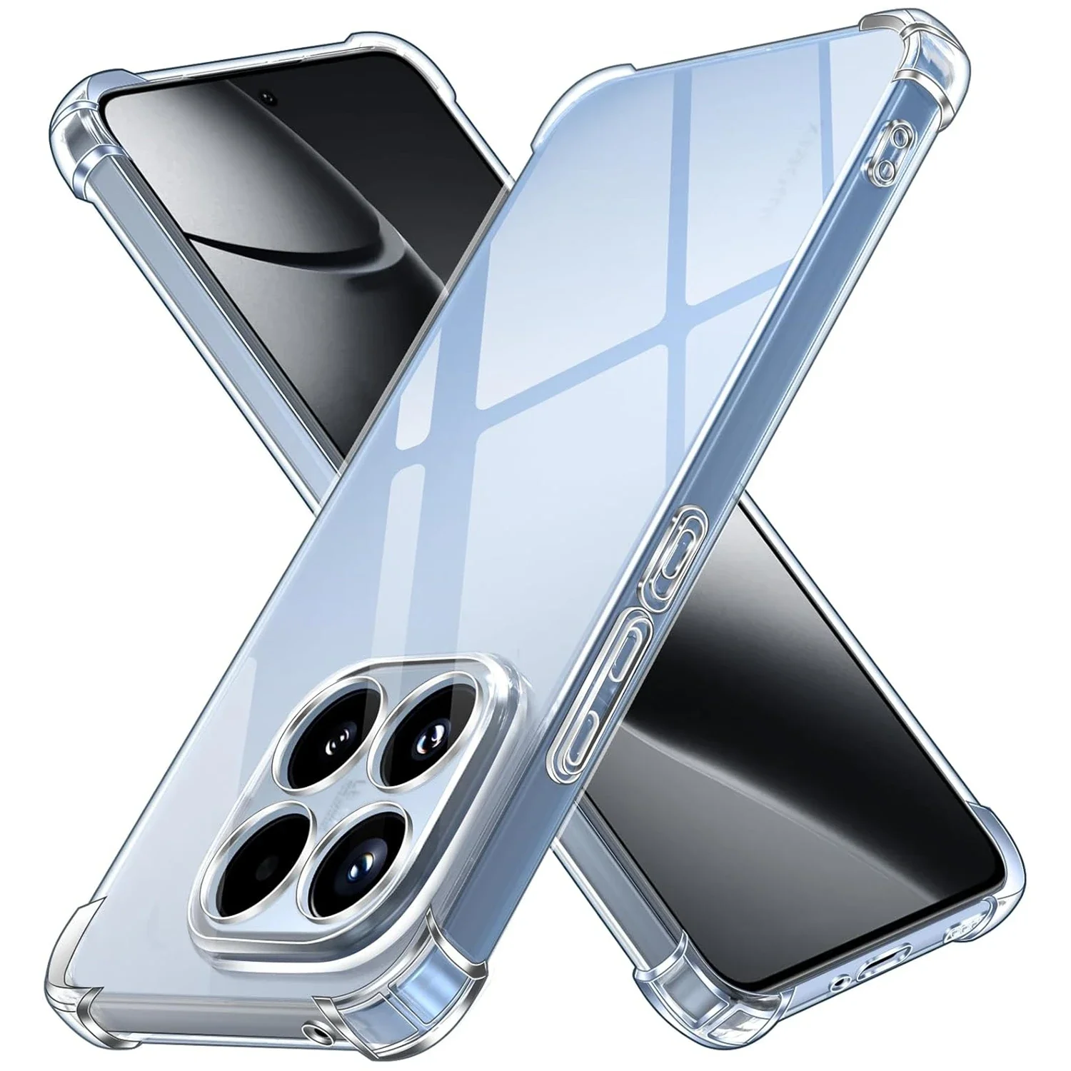 Shockproof Transparent TPU Protective Case
