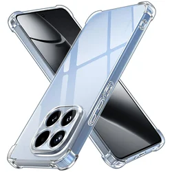 Shockproof Transparent TPU Protective Case for Xiaomi 15T (Clear)