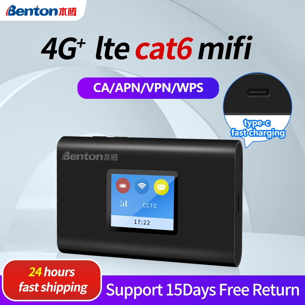Benton 4G + Cat6 разблокированный портативный Lte маршрутизатор беспроводной 300 Мбит/с