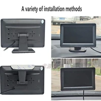 Simple installation of 4.3-inch 5-inch car monitor reversing image camera forward-looking rear-looking 12-24V universal - Image 4