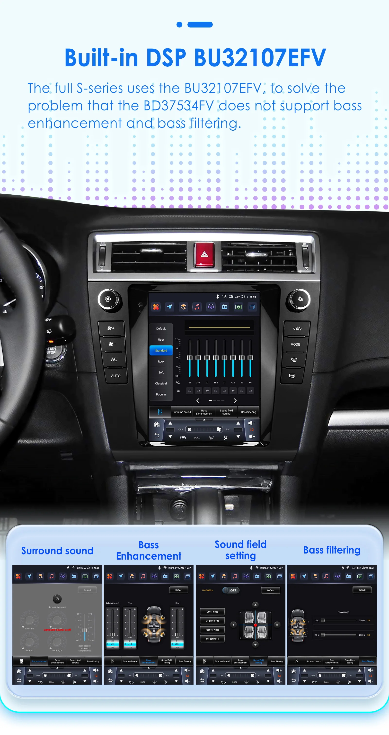 Hizpo 9,7 zoll Carplay Android Auto Radio Für Subaru Outback 2015-2018 für Tesla Stil Multimedia Vertikale Bildschirm GPS 4G BT 7862 – Detail 11