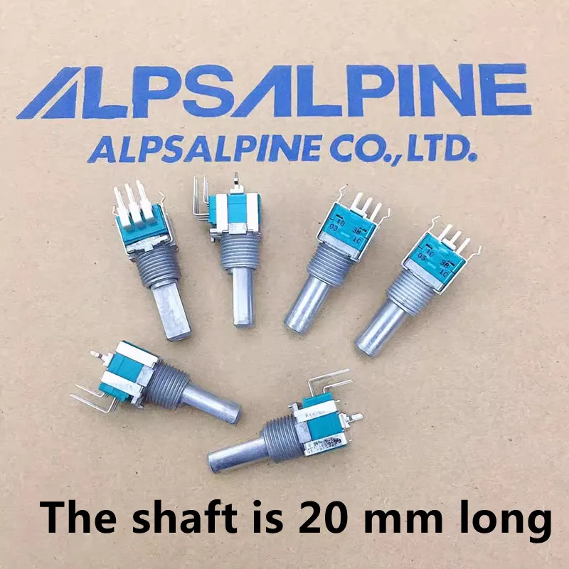 Single-loop Double-layer Potentiometer RK09 B10K 6Pin With a Midpoint DJM-800 RK09L1240A12 1pcs