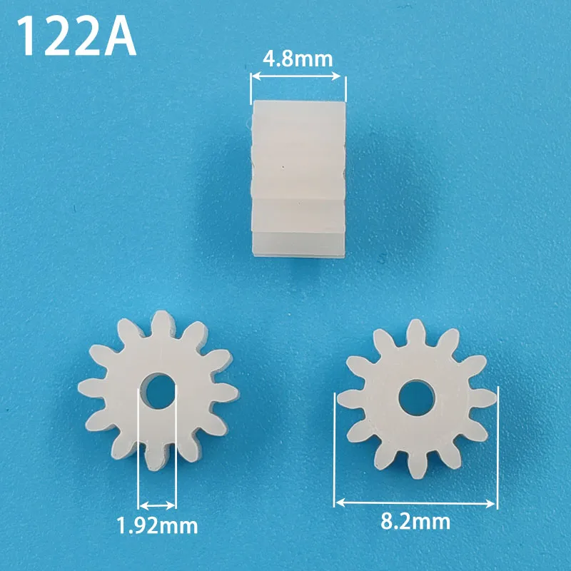 Pignon D'engrenage En Plastique Pour Arbre De Moteur De Voiture Jouet, Dents 0.5 ModContin8, 2mm, 30 Pièces / Pièces D'outils